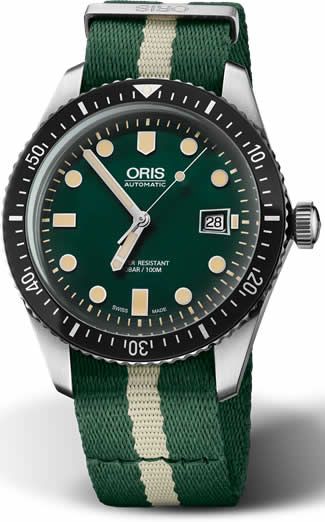 Discount ORIS SIXTY FIVE DIVER GREEN DIAL 01 733 7720 4057-07 5 21 24FC watch